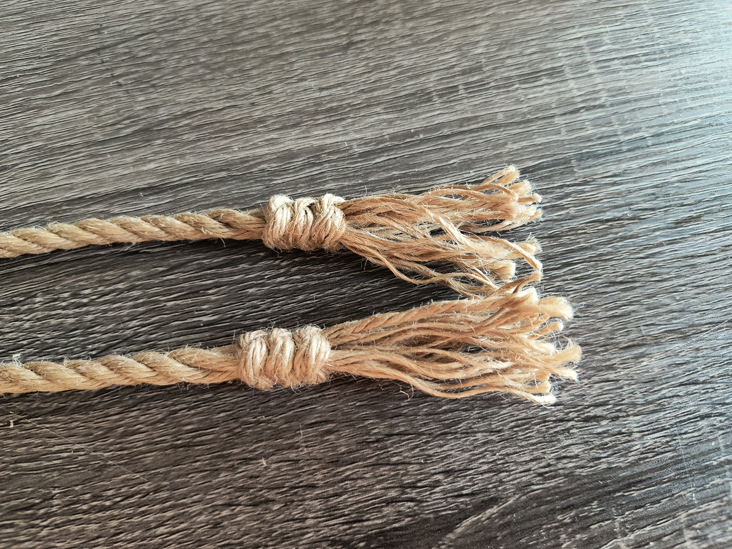 Premium Jute Bondage Rope - Knotted Ends